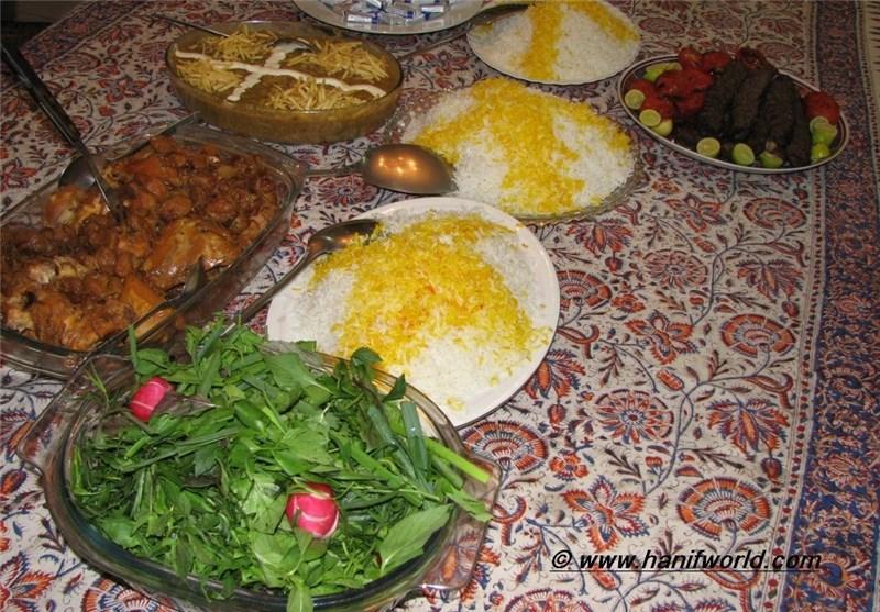 بازی رنگ ها و طعم ها در جشنواره سفره ایرانی اصفهان