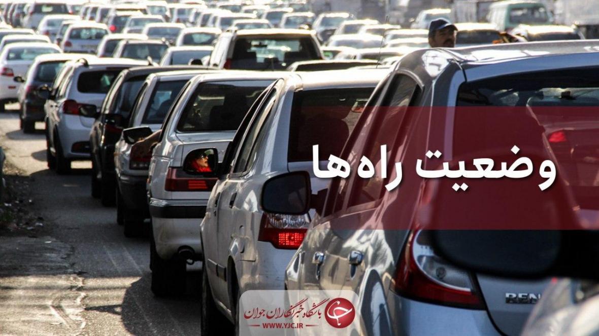 ترافیک سنگین در جنوب به شمال محور چالوس ترافیک سنگین در جنوب به شمال محور چالوس