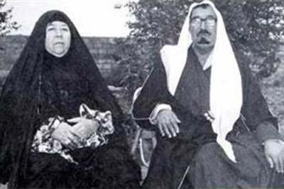 عکسی کمتر دیده شده از پدر و مادر صدام عکسی کمتر دیده شده از پدر و مادر صدام